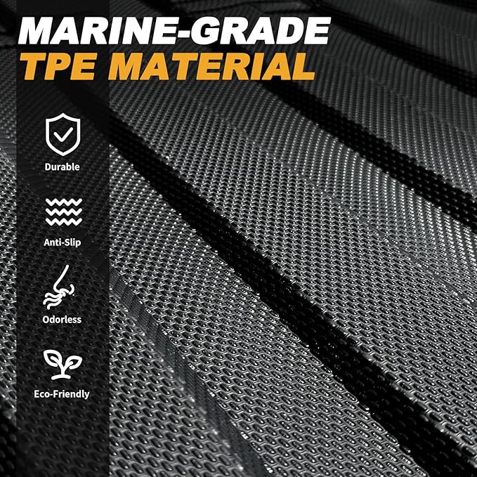 Truck Bed Mat Fit for 2019-2026 Chevy Silverado 1500 & Sierra 1500, 5.8FT All Weather Heavy Duty TPE Rear Bed Liner for 2025 Chevrolet Silverado Accessories (Not Fit for 5.5'/6.8'/8.2' Bed)