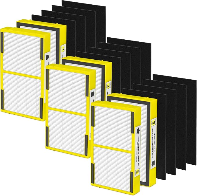 6 Pack FLT4100 HEPA Replacement Filter Size E Compatible