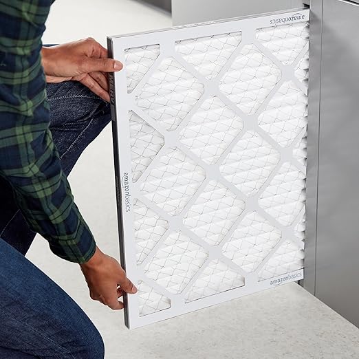 Amazon Basics 20x25x1 Air Filter 6 Pack, MERV 8 AC Furnace Filters