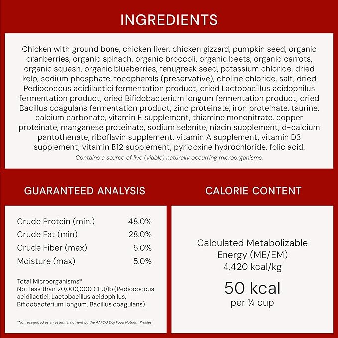 Stella & Chewy's Freeze Dried Raw Chewy’s Chicken Meal Mixers – Dog Food Topper for Small & Large Breeds – Grain Free, Protein Rich Recipe – 8 oz Bag
