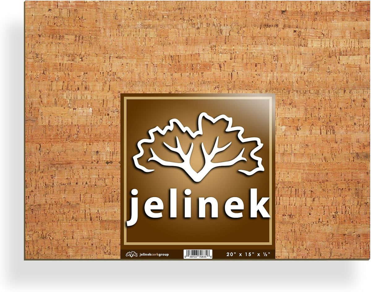 Jelinek Cork Decorative Veneer Bulletin Board 20 x 15 inch