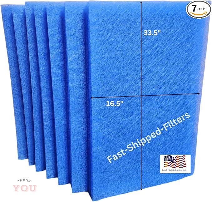 Fast-Shipped-Filters 7 Pack 18x36 Replacement Filter Pads Compatible