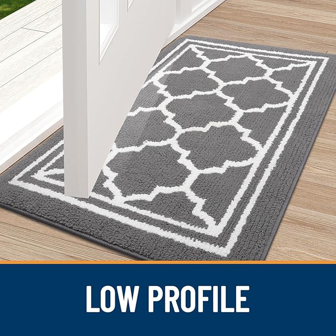 Buganda Runner Indoor Door Mat, Dirt-Resistant and Absorbent Doormat, Low