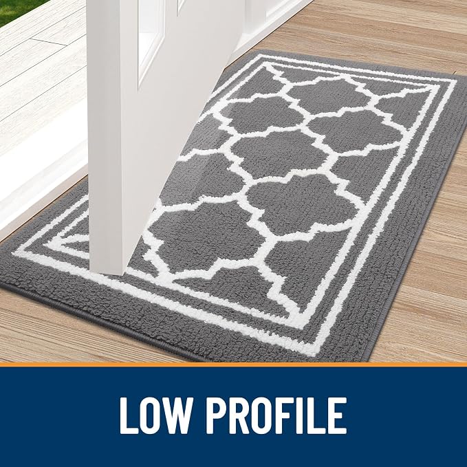 Buganda Runner Indoor Door Mat, Dirt-Resistant and Absorbent Doormat, Low