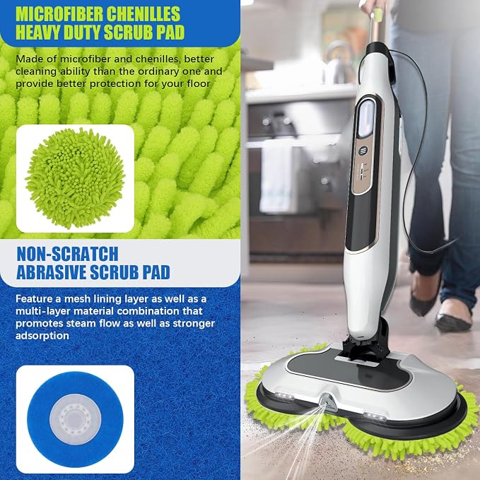Magic Sponge Eraser Pads and Microfiber Chenilles Pads