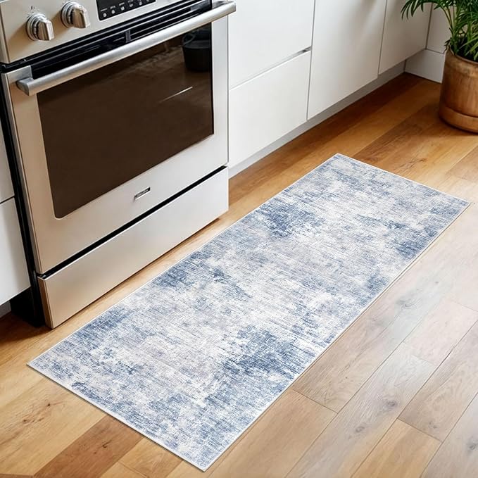IOHOUZE Abstract Runner Rug 2x5 Ft Washable Runners