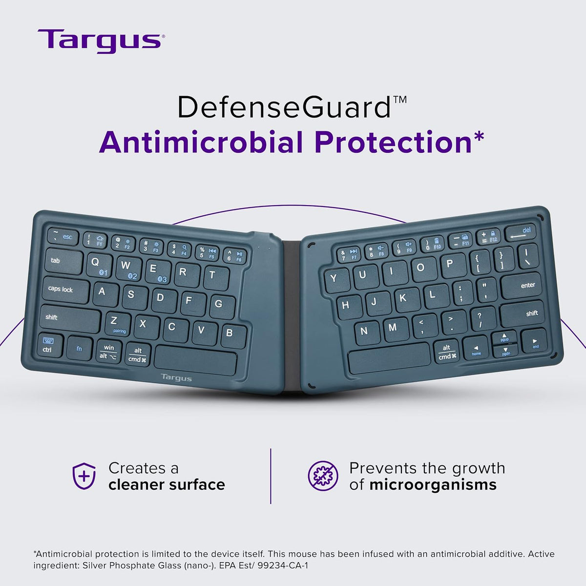 Targus Ergonomic Foldable Bluetooth Keyboard (PKF00302US)