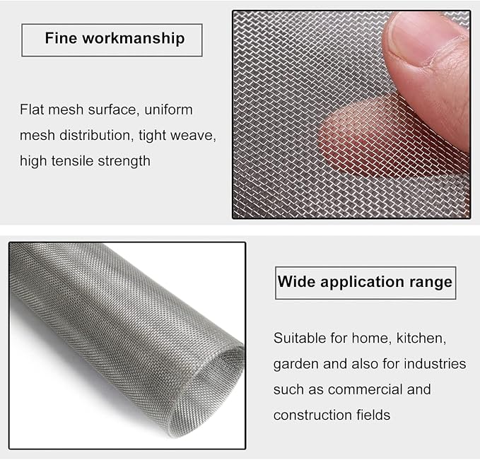 Stainless Steel Woven Wire Mesh, Stainless Steel Wire Metal Mesh Sheets