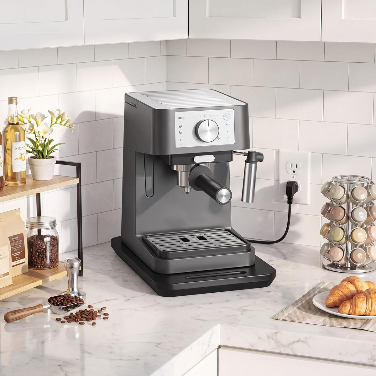 Appliance Slidng Tray for Coffee Maker for Countertop, 9.5"W x 14"D
