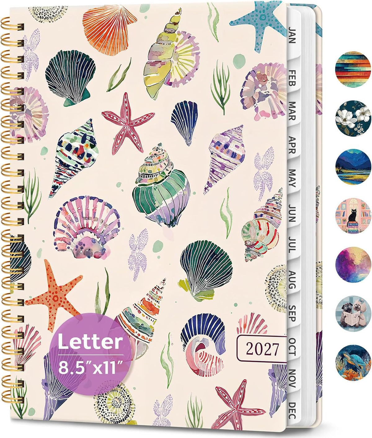 2027 Planner 8.5" x 11", Weekly & Monthly Calendar Book, Jan-Dec 2027