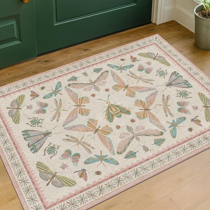 Hazo Haus Light Pink Bathroom Rug