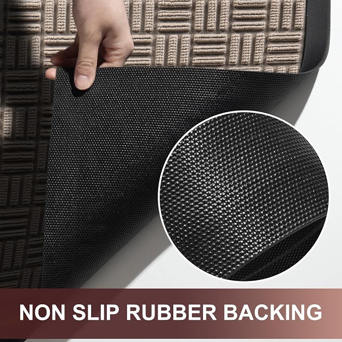 Mibao Front Door Mat, Heavy Duty Durable Welcome Mat