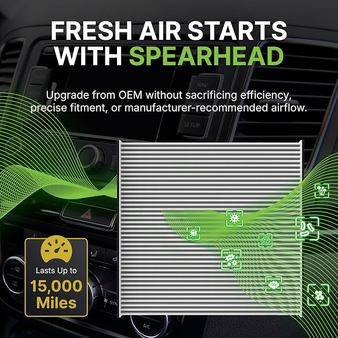 Spearhead OEM+ Particulate Breathe Easy Cabin Filter | Fits Frontier,