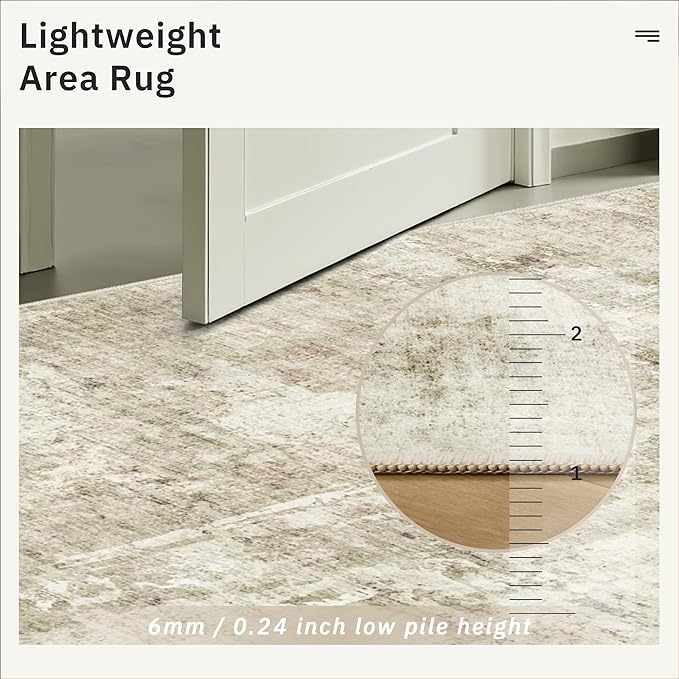 Soalmost Washable Runner Rug