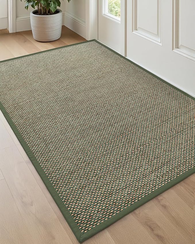 DEXI Ultra Thin Entryway Door Mat 36x56, Non Slip Rubber Backing Inside Entry