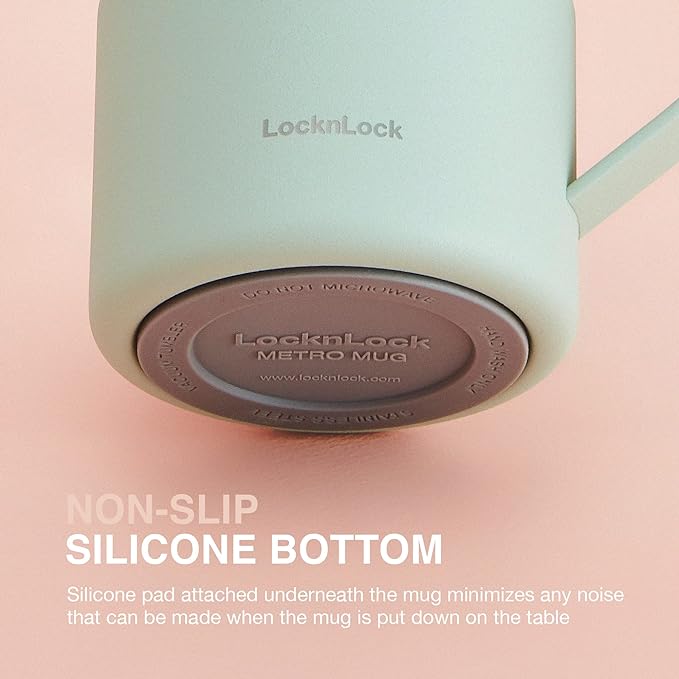 LocknLock Metro Mug Premium 18/8 Stainless Steel Double Wall Insulated