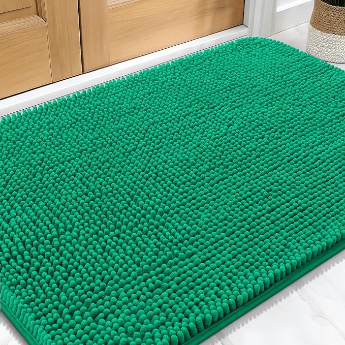 OLANLY Dog Door Mat for Muddy Paws 30x20, Absorbs Moisture and Dirt, Absorbent