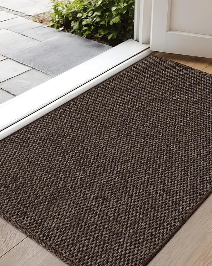 Color&Geometry Ultra-Thin Indoor Door Mat, Washable Doormat