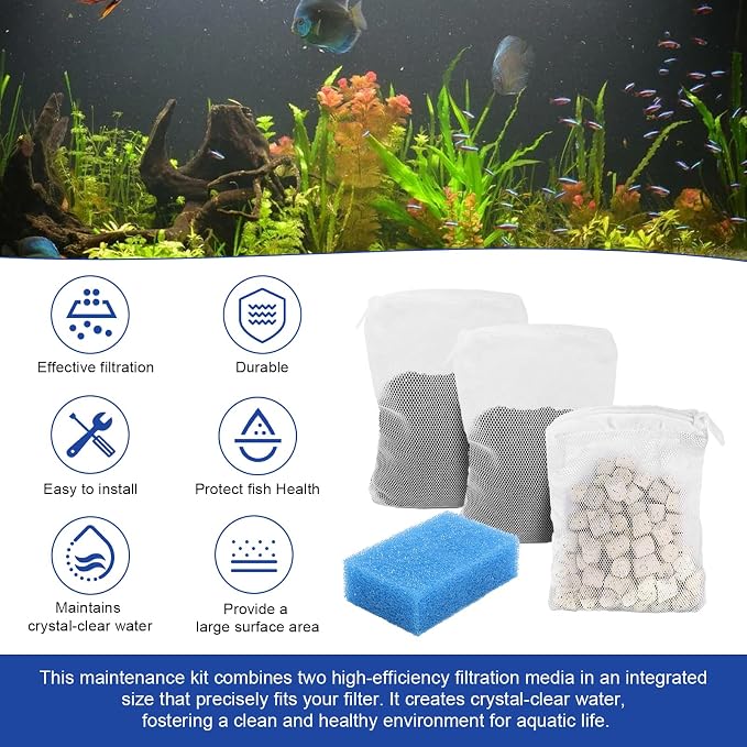 Aquarium Media Maintenance Kit Replacement