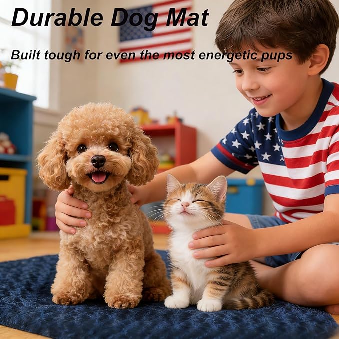 Dog Bed Mat - Reversible Dog Crate Bed Mats, Soft & Breathable Kennel Pad, Durable Crate Bed for Small Medium Large Dogs & Cats