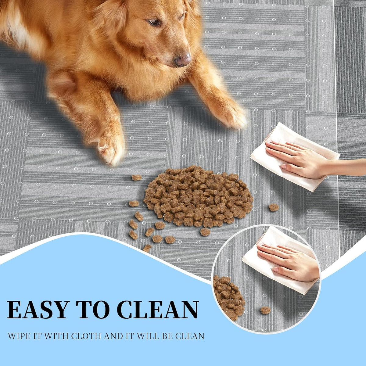 Tonaus Office Chair Mat for Carpet 60"x48" for Low Pile Carpets, Rectangle