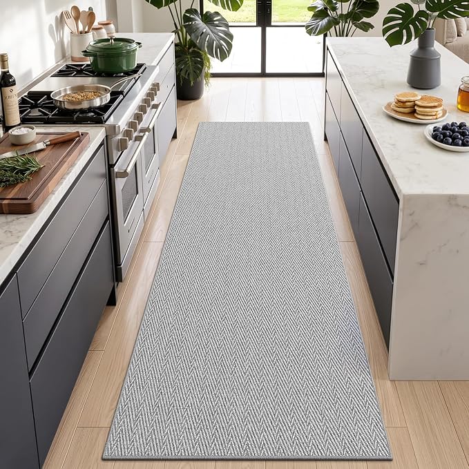 LUMI Ultra Thin Runner Rug for Hallway 2'x6', Non-Slip Entryway Rug