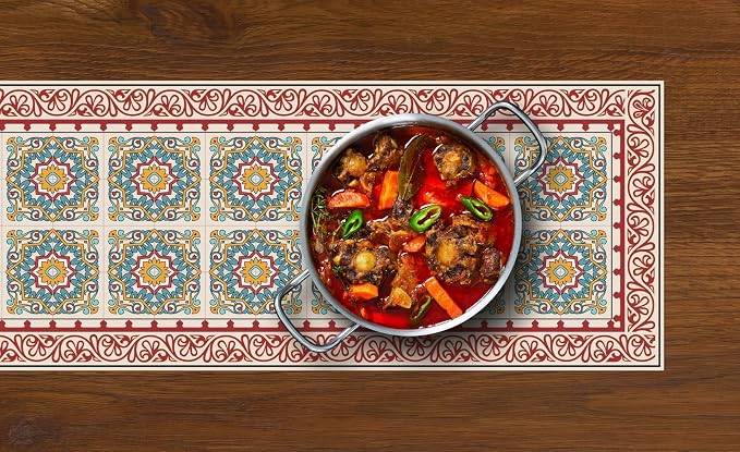 Heat Resistant Table Runner, 53 x 14 Inch