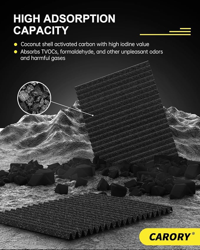 2 Pack Cabin Air Filter w/Activated Carbon