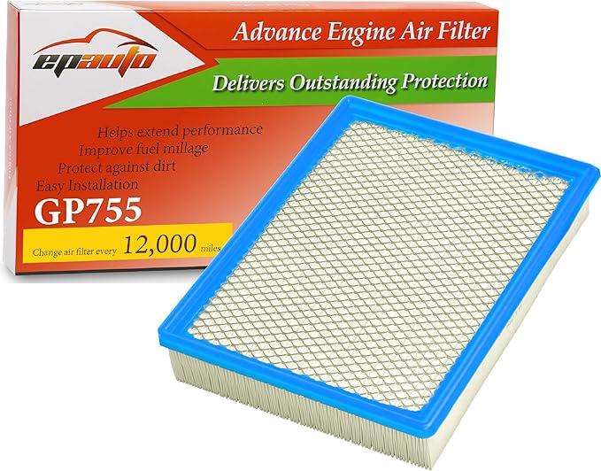 EPAuto GP755 Engine Air Filter, Replacement