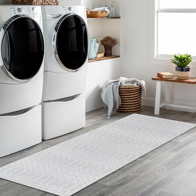 Lahome Moroccan Runner Rugs for Hallway 2x8 Throw Ultra-Thin Kitchen Rugs