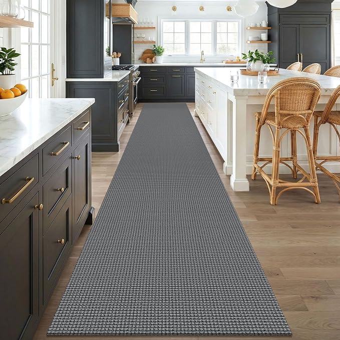 KOZYFLY 3x18 Runners Rugs for Hallway, Extra Long Washable Runner Rug, Non Slip