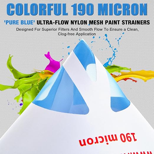 50 Pack of Premium Paint Strainers