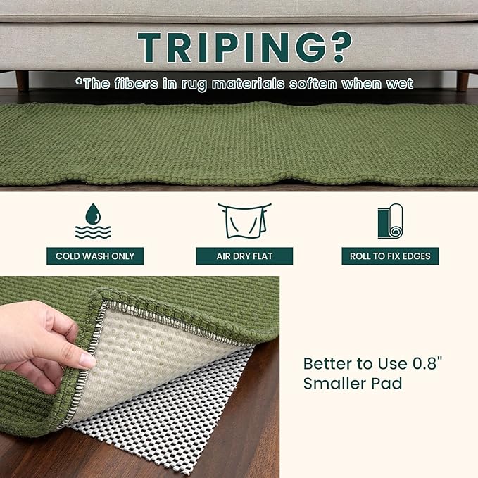 KOZYFLY Cotton 2.5'x12' Runners Rugs