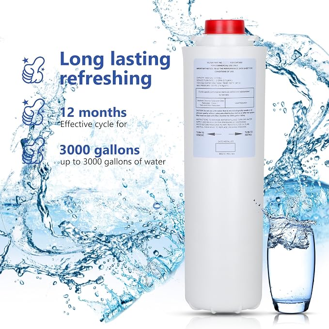 513, Compatible with EzH2O Replacement Bottle Station High Capacity 3000 Gallon