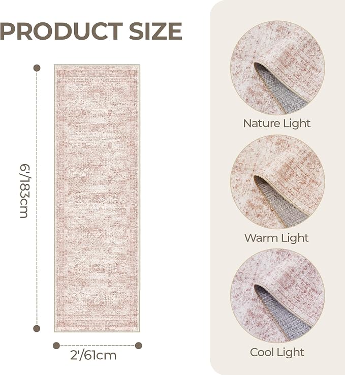 Washable Runner Rugs for Bedroom