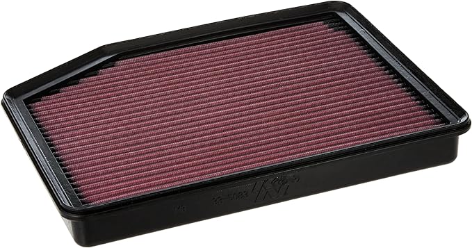 K&N High-Flow Original Lifetime Engine Air Filter: Increase Power: Premium