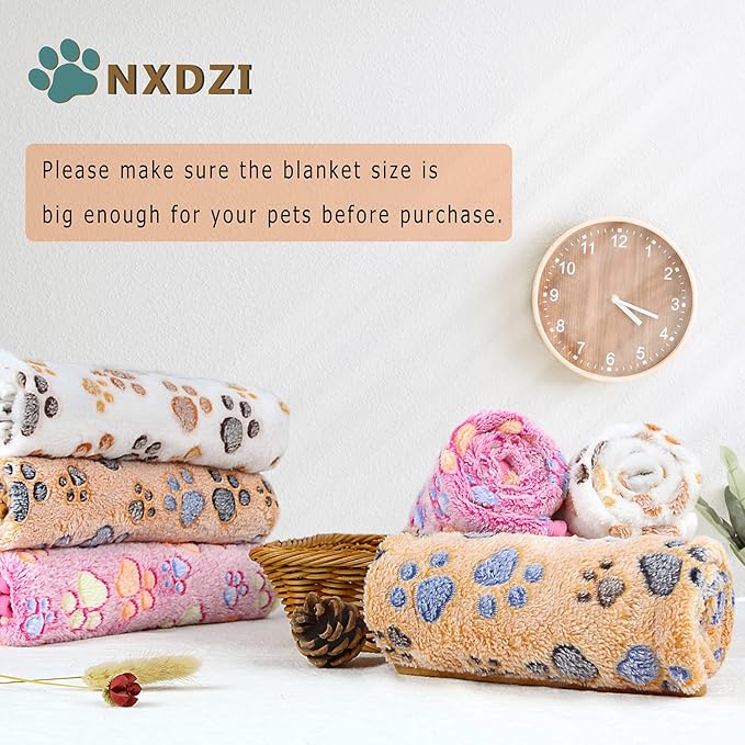 Dog Blankets for Medium Large Dogs Washable, 3 Pack Pet Blanket Washable 41" x 31", Fuzzy Soft Puppy Blanket Throw Cover for Kennel Crate Bed, Blanket for Dogs, Pet Blankets for Dog