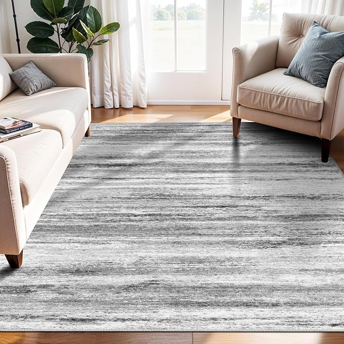 4x6 Rugs for Living Room: Non-Slip Washable Area Rug for Hallway Entryway