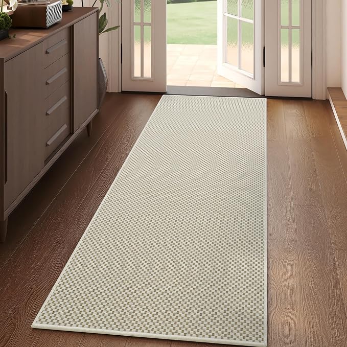 YDKGL 2x5 ft Hallway Runner Rug Boho Woven Washable Long Kitchen Runner Rugs