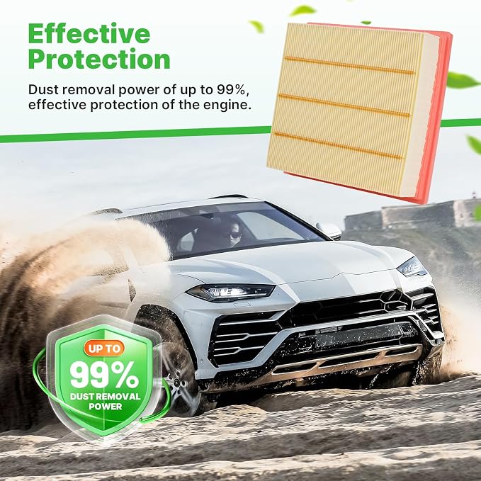 2PCS Engine Air Filter Fit for 2024 2025 2026 Mazda CX-90 CX90, 2025 2026 CX-70