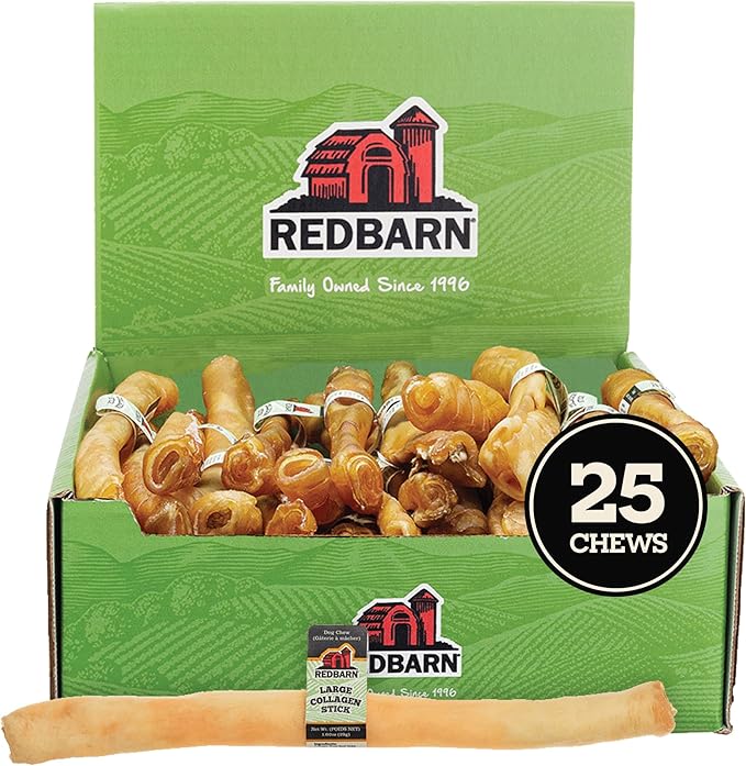 Beef Collagen Sticks - Long Lasting Chews. Bully Sticks Alternative, High Protein Dental Treats with Natural Collagen for Dogs. Supports Joint, Skin & Coat Health
