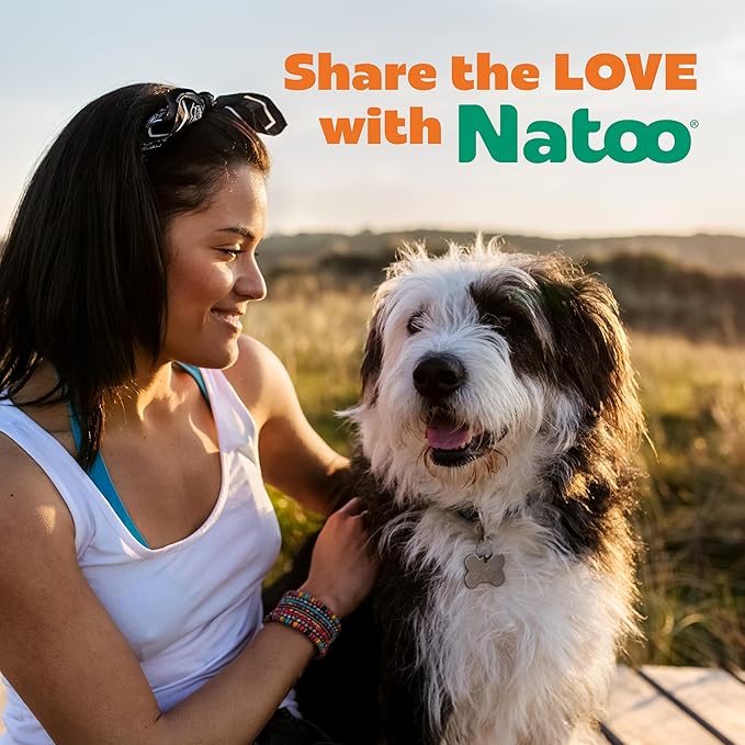 NATOO Biscuits for Small Dogs & Puppies Crunchy Dog Treats, Oats & Berry Healthy Natural Canine Biscuits, Rich in Omega 6, Prebiotics & Fiber, Antioxidants for Immunity (8 oz)