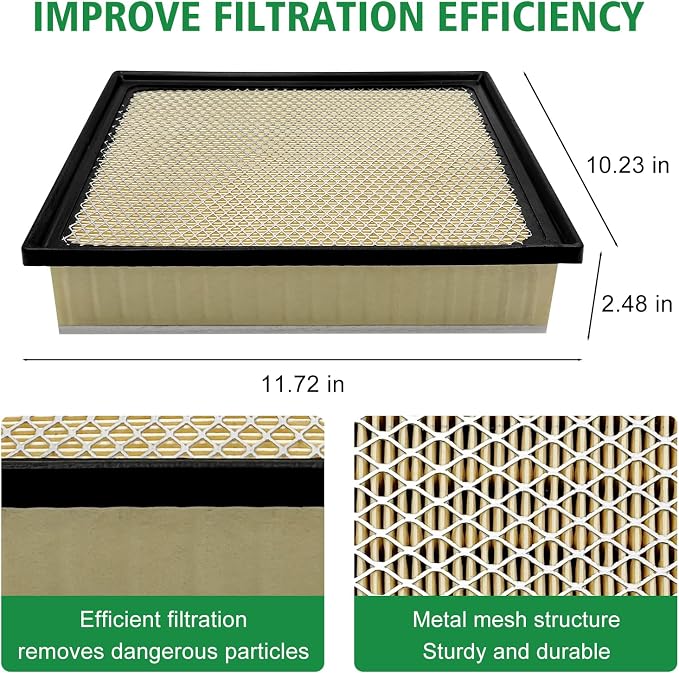2PCS Cabin Engine Air Filter JMY09 JMP100 Kit Fits