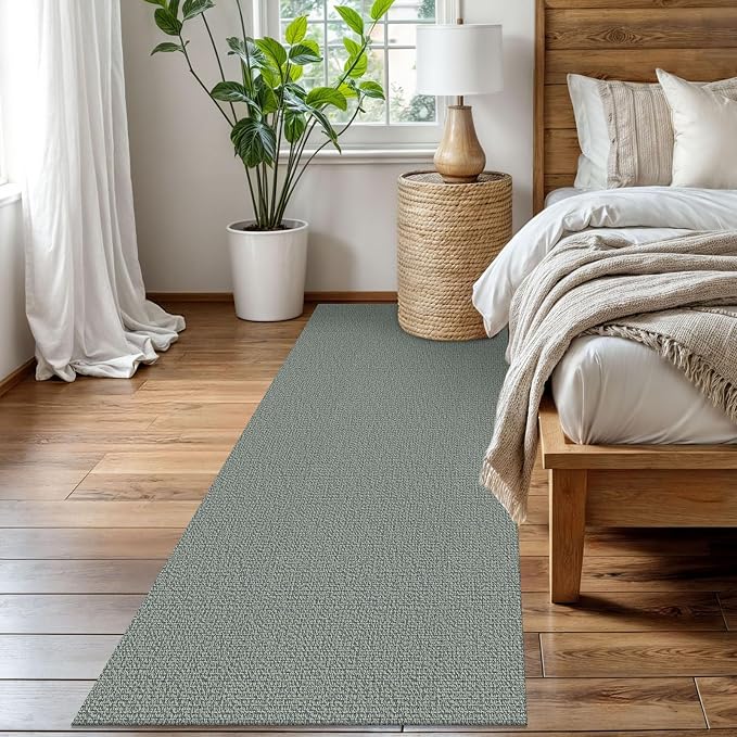 EARTHALL Washable Runner Rug 3x8 Ft Non Slip Runners