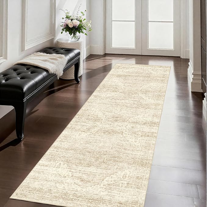 Washable Runner Rugs for Hallway 2x6 Rug Runners, Boho Vintage Kitchen Runner