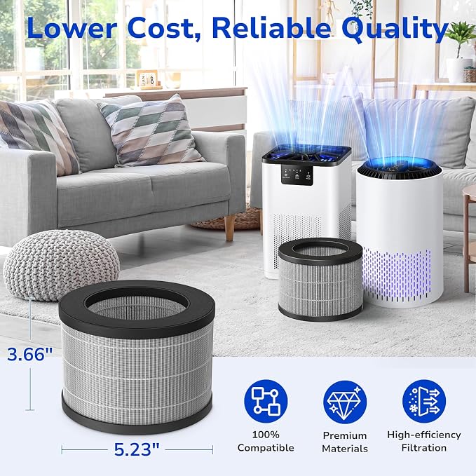 Fil-fresh 2-Pack MK01 & MK06 Replacement Filter, Compatible