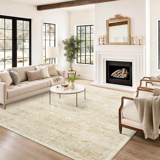Soalmost Washable Area Rug 8x10, Large Soft Rugs
