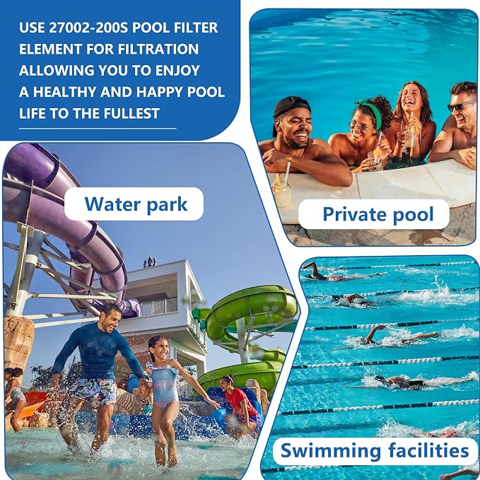 27002-0200S Pool Filter Cartridges Compatible