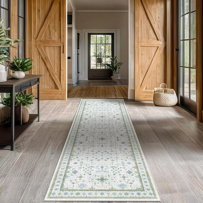 Hazo Haus Oushak 3x16 Wide Hallway Runner Rug