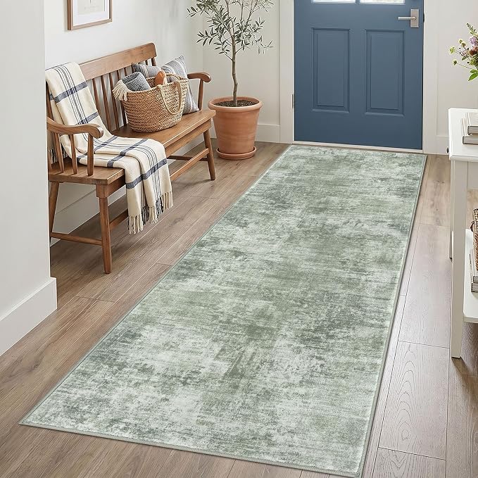 IOHOUZE Abstract Runner Rug 3x7 Ft Washable Runners